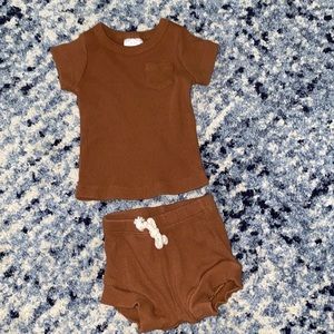 0-3 month boutique baby outfit